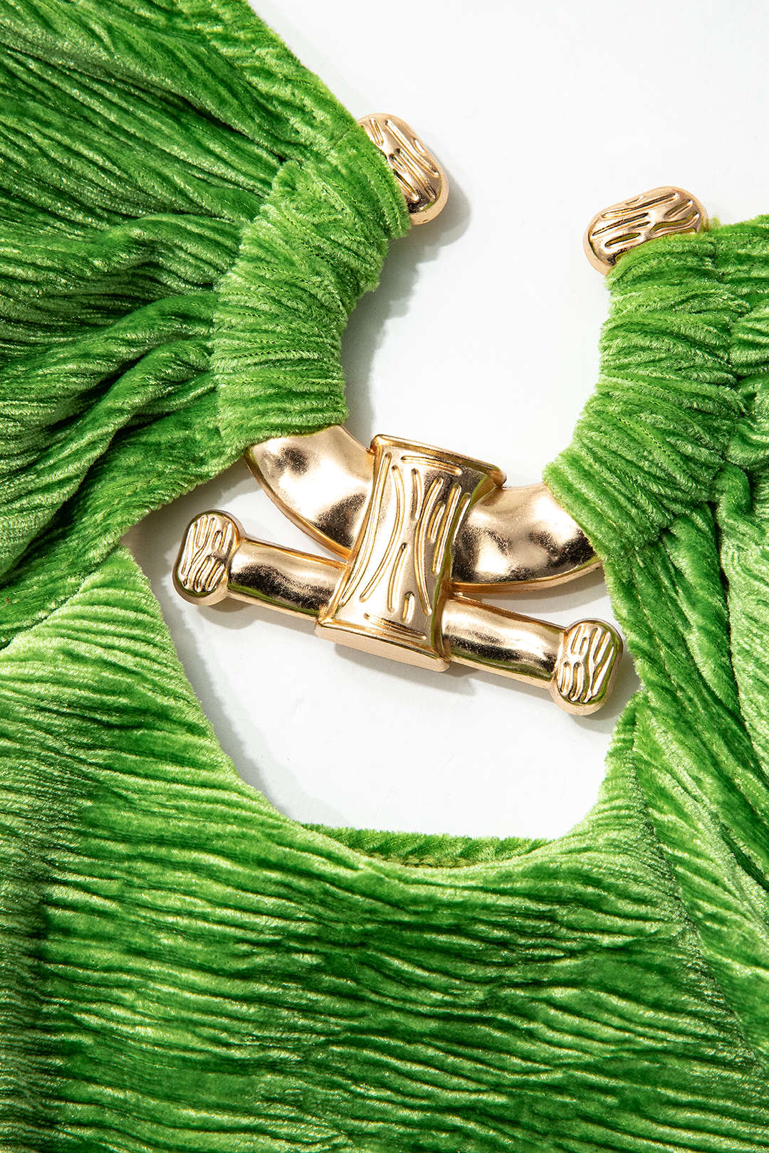 U-Ring Tie Halter Ruched One-Piece Swimsuit - Y2K Aesthetic Swimwear for Trendy Summer Vibes U-Ring Tie Halter Ruched One-Piece Swimsuit - Y2K Aesthetic Swimwear for Trendy Summer Vibes