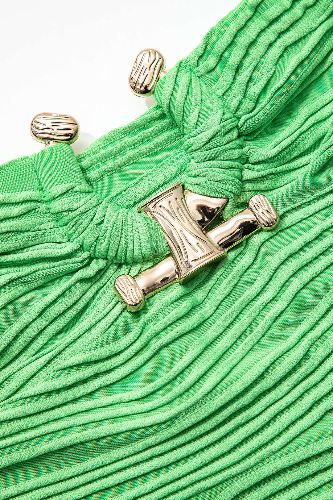 U-Shape Ring Front Ruched Strapless Top & Mini Skirt Set - Y2K Aesthetic Outfit U-Shape Ring Front Ruched Strapless Top & Mini Skirt Set - Y2K Aesthetic Outfit