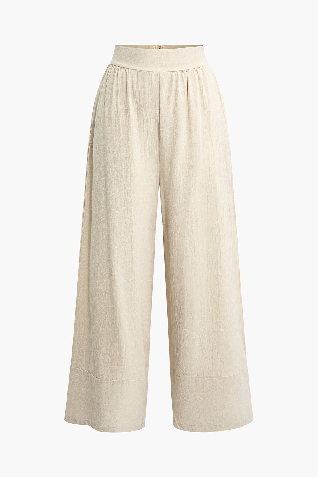 V-Neck Backless Cami Top & Pleated Wide Leg Pants Set - Y2K Aesthetic Outfit V-Neck Backless Cami Top & Pleated Wide Leg Pants Set - Y2K Aesthetic Outfit