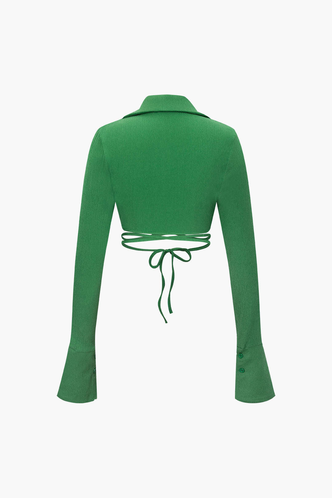 V-Neck Collar Tie Bell Sleeve Top & Split Mini Skirt Set - Y2K Aesthetic Outfit V-Neck Collar Tie Bell Sleeve Top & Split Mini Skirt Set - Y2K Aesthetic Outfit