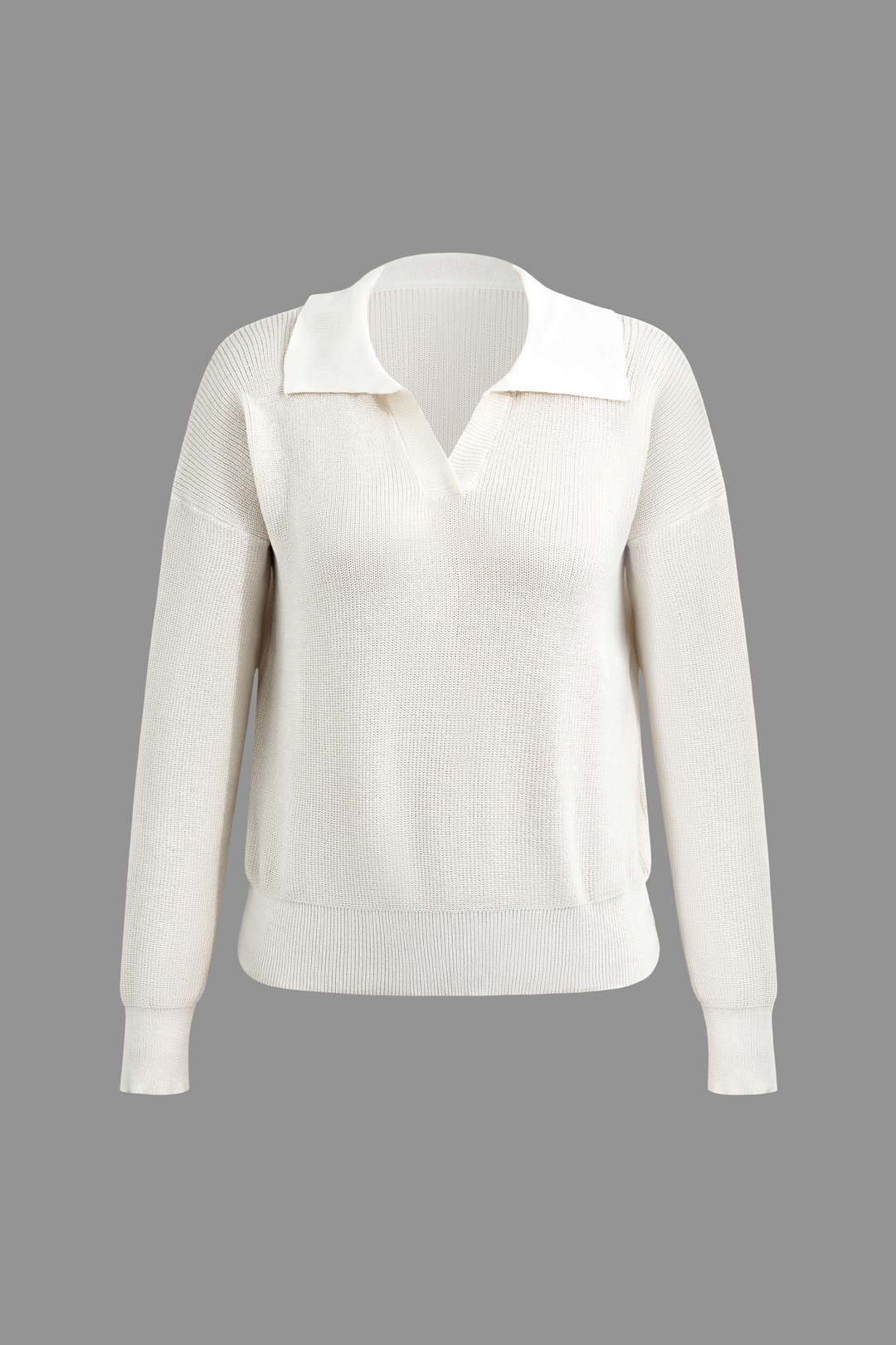 V-Neck Collared Knit Top & Drawstring Shorts Set - Y2K Aesthetic Comfy Outfit V-Neck Collared Knit Top & Drawstring Shorts Set - Y2K Aesthetic Comfy Outfit