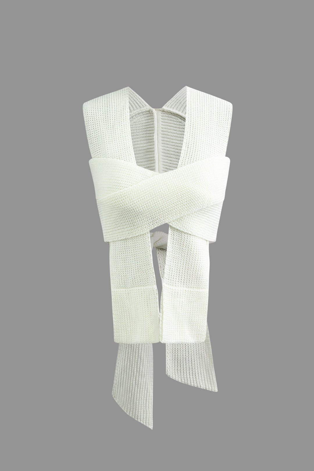 V-Neck Cross Knot Back Knit Top - Y2K Fashion Cute Top for Coquette Aesthetic Outfits V-Neck Cross Knot Back Knit Top - Y2K Fashion Cute Top for Coquette Aesthetic Outfits