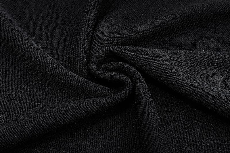 V-Neck Hollow Out Knotted Backless Crop Top - Y2K Aesthetic Short Sleeve Cut-Out Style V-Neck Hollow Out Knotted Backless Crop Top - Y2K Aesthetic Short Sleeve Cut-Out Style