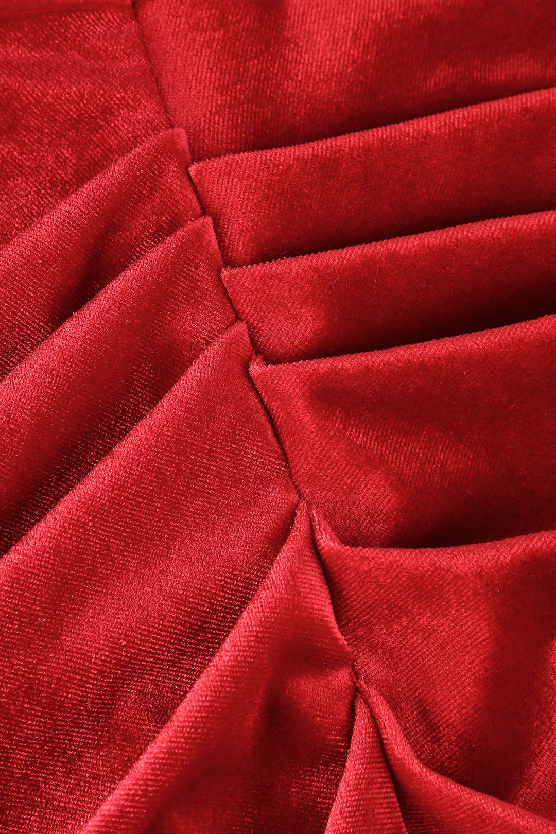 V-Neck Pleated Velvet Midi Dress - Elegant Y2K Fashion for Chic Aesthetic Outfits V-Neck Pleated Velvet Midi Dress - Elegant Y2K Fashion for Chic Aesthetic Outfits