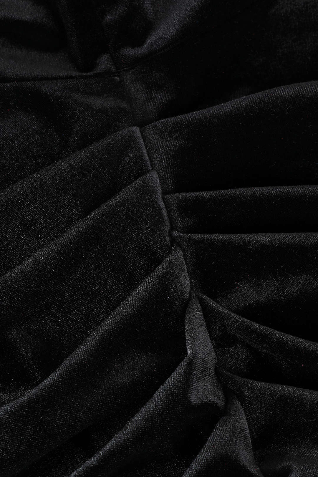 V-Neck Pleated Velvet Midi Dress - Elegant Y2K Fashion for Chic Aesthetic Outfits V-Neck Pleated Velvet Midi Dress - Elegant Y2K Fashion for Chic Aesthetic Outfits