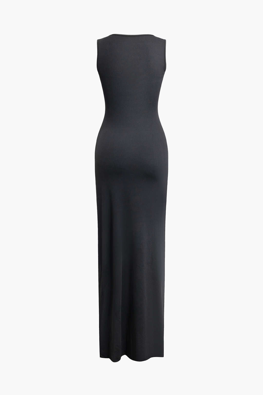 V-Neck Slit Maxi Dress - Y2K Aesthetic Elegant Style for Effortless Chic Looks V-Neck Slit Maxi Dress - Y2K Aesthetic Elegant Style for Effortless Chic Looks