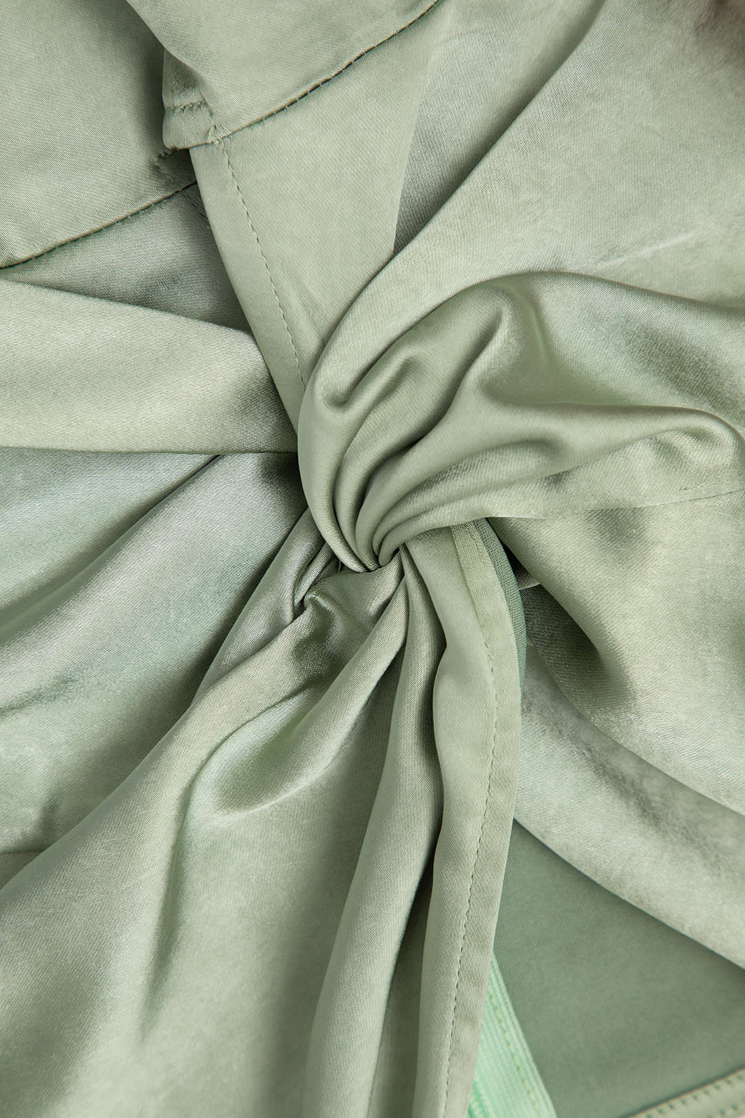 V-neck Twist Front Satin Jumpsuit - Chic Y2K Aesthetic Outfit for Stylish Occasions V-neck Twist Front Satin Jumpsuit - Chic Y2K Aesthetic Outfit for Stylish Occasions