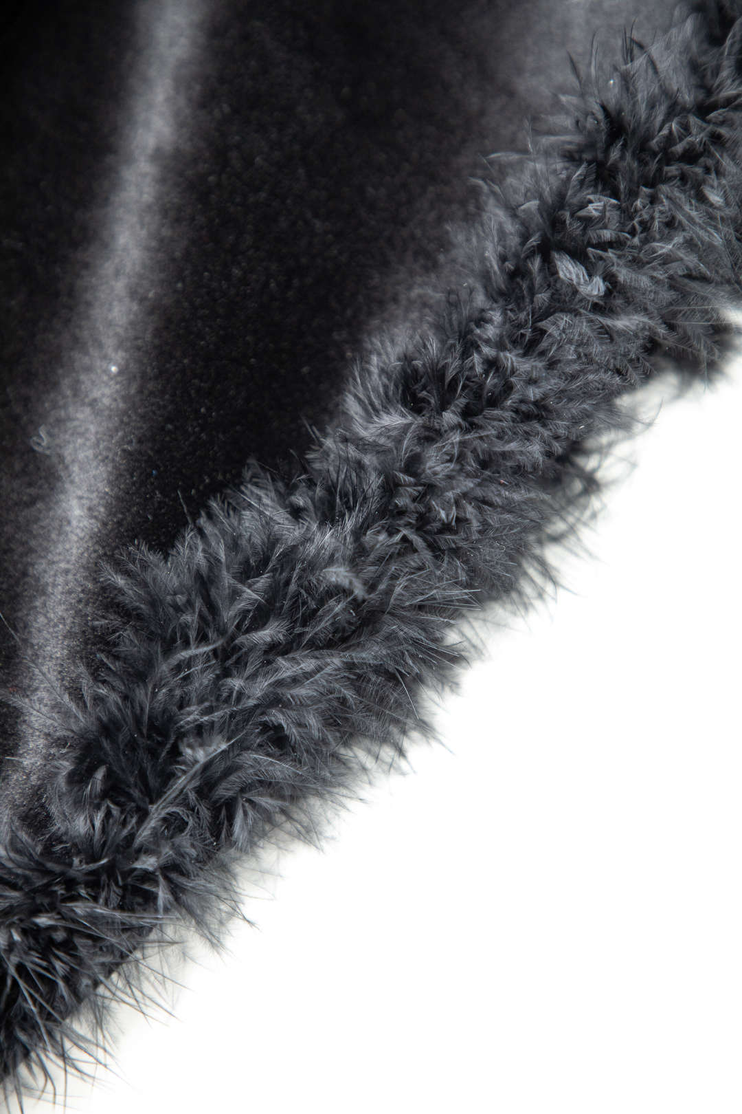 Velvet Feather Hem Ruched Midi Skirt - Y2K Aesthetic Fashion for Chic Outfits Velvet Feather Hem Ruched Midi Skirt - Y2K Aesthetic Fashion for Chic Outfits