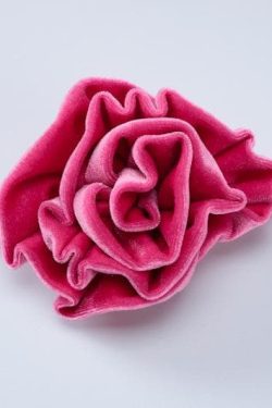 Velvet Flower Applique Drawstring Mini Dress with Long Sleeve Gloves - Y2K Aesthetic Style