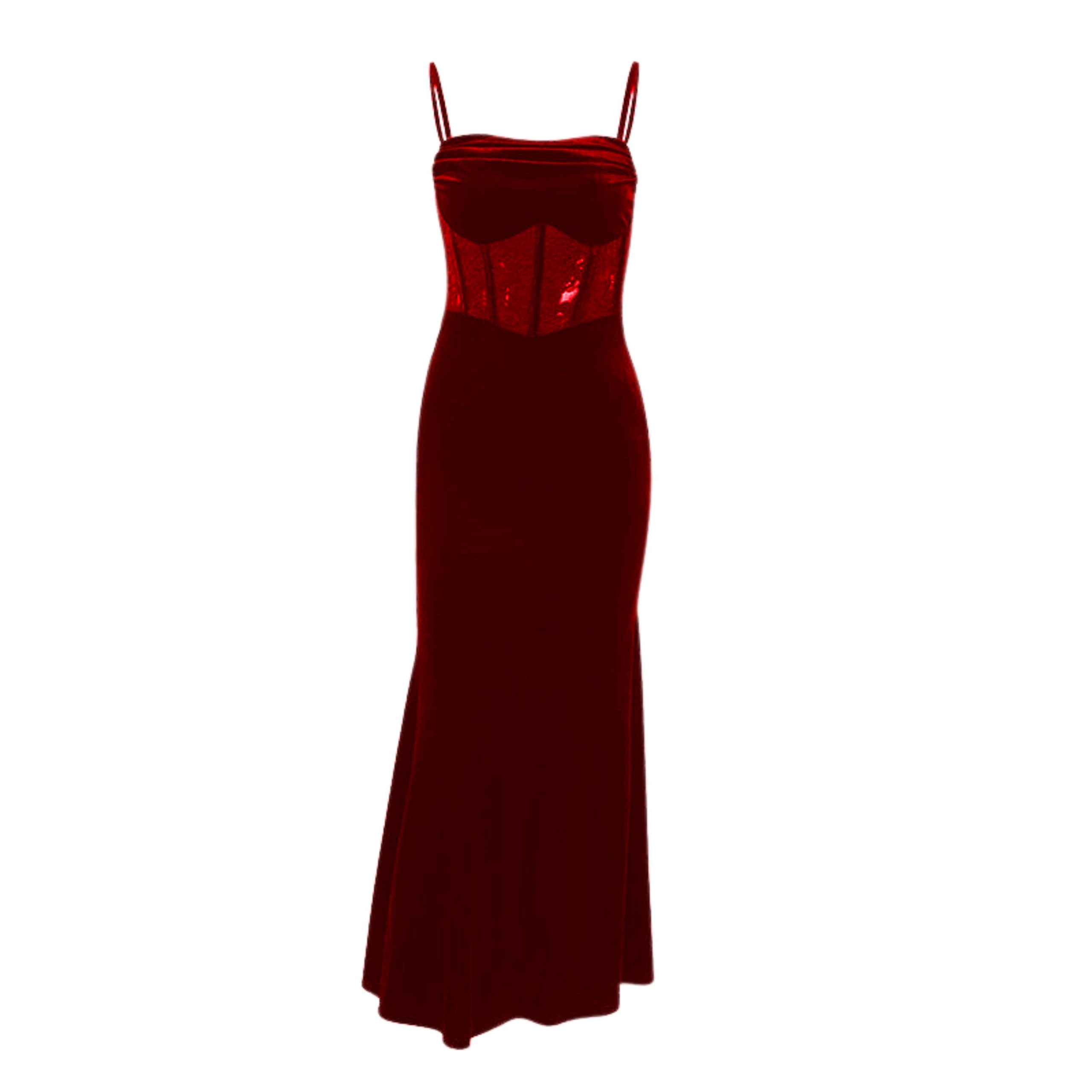 Velvet Ruched Lace Patchwork Backless Cami Midi Dress for Y2K and Coquette Aesthetic Velvet Ruched Lace Patchwork Backless Cami Midi Dress for Y2K and Coquette Aesthetic
