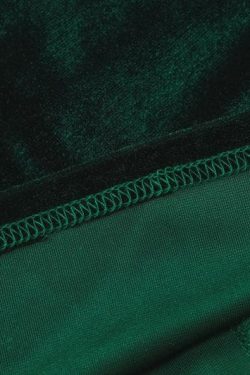 Velvet Ruched Long Sleeve Midi Dress - Chic Y2K Fashion for Effortless Elegance