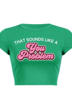 Y2K Aesthetic Baby Tee Crop Top - Cute and Comfy Y2K Fashion Essential for Trendy Outfits