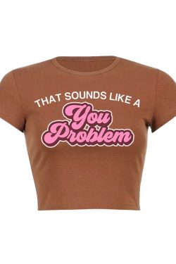 Y2K Aesthetic Baby Tee Crop Top - Cute and Comfy Y2K Fashion Essential for Trendy Outfits