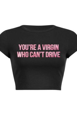 Y2K Aesthetic Baby Tee Crop Top - Trendy Vintage Style for Cute Outfits