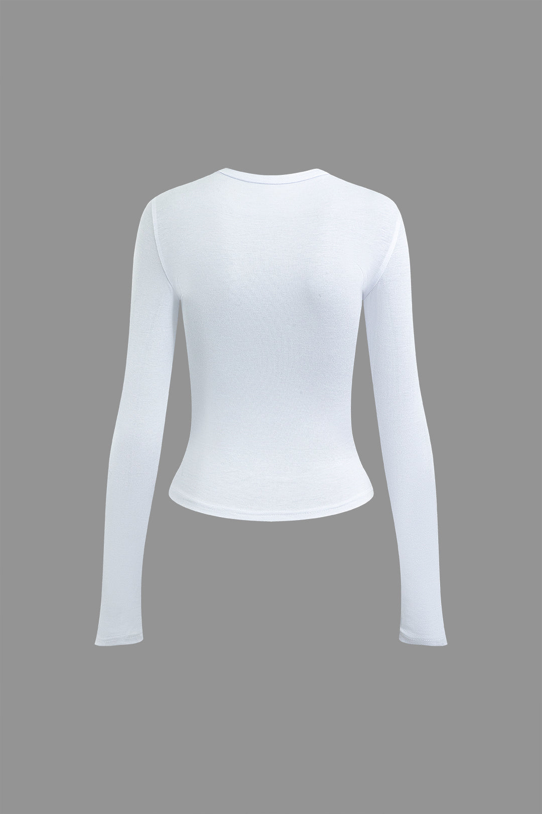 Y2K Aesthetic Body Print Round Neck Long Sleeve Top for Trendy Outfits Y2K Aesthetic Body Print Round Neck Long Sleeve Top for Trendy Outfits