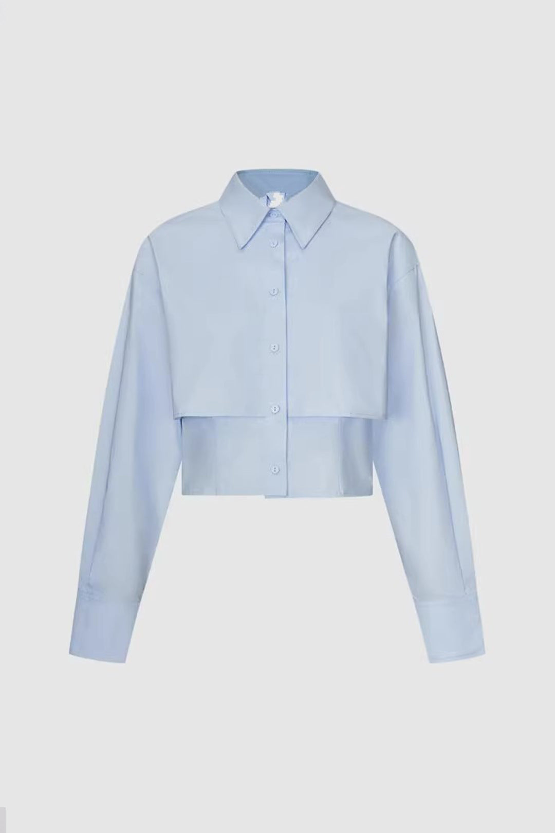 Y2K Aesthetic Button-Up Collar Long Sleeve Shirt for Trendy Coquette Style