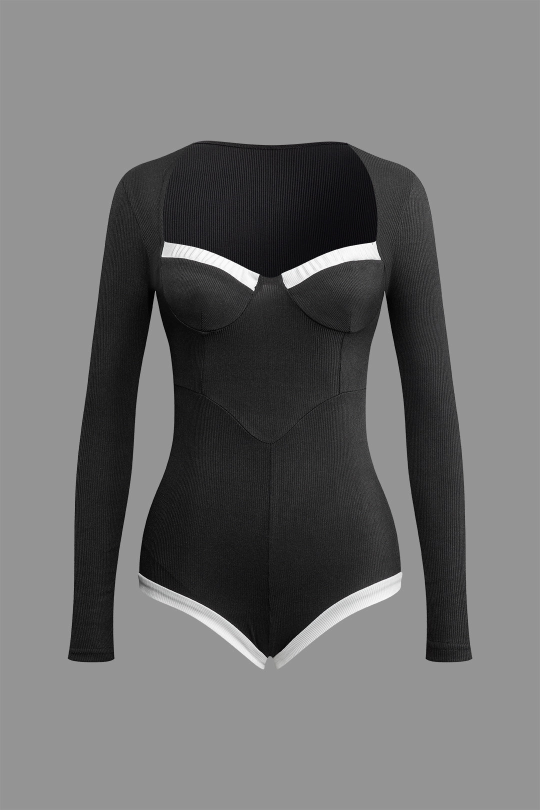 Y2K Aesthetic Long Sleeve Romper - Cute and Comfy Coquette Style for Effortless Fashion