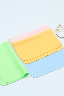 Y2K Aesthetic Microfiber Suede Lens Cleaning Cloth for Cute and Comfy Style