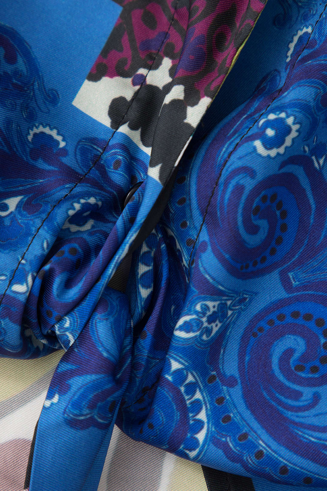 Y2K Aesthetic Printed Patchwork Flare Sleeve Button-Up Shirt for Trendy Outfits Y2K Aesthetic Printed Patchwork Flare Sleeve Button-Up Shirt for Trendy Outfits