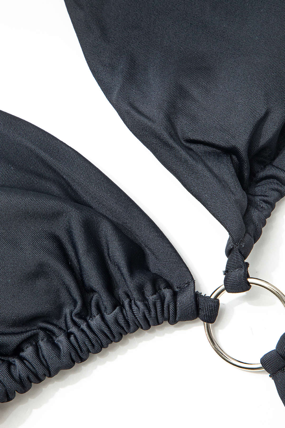 Y2K Aesthetic Ring Detail Halter Bikini Set for Trendy Summer Vibes Y2K Aesthetic Ring Detail Halter Bikini Set for Trendy Summer Vibes