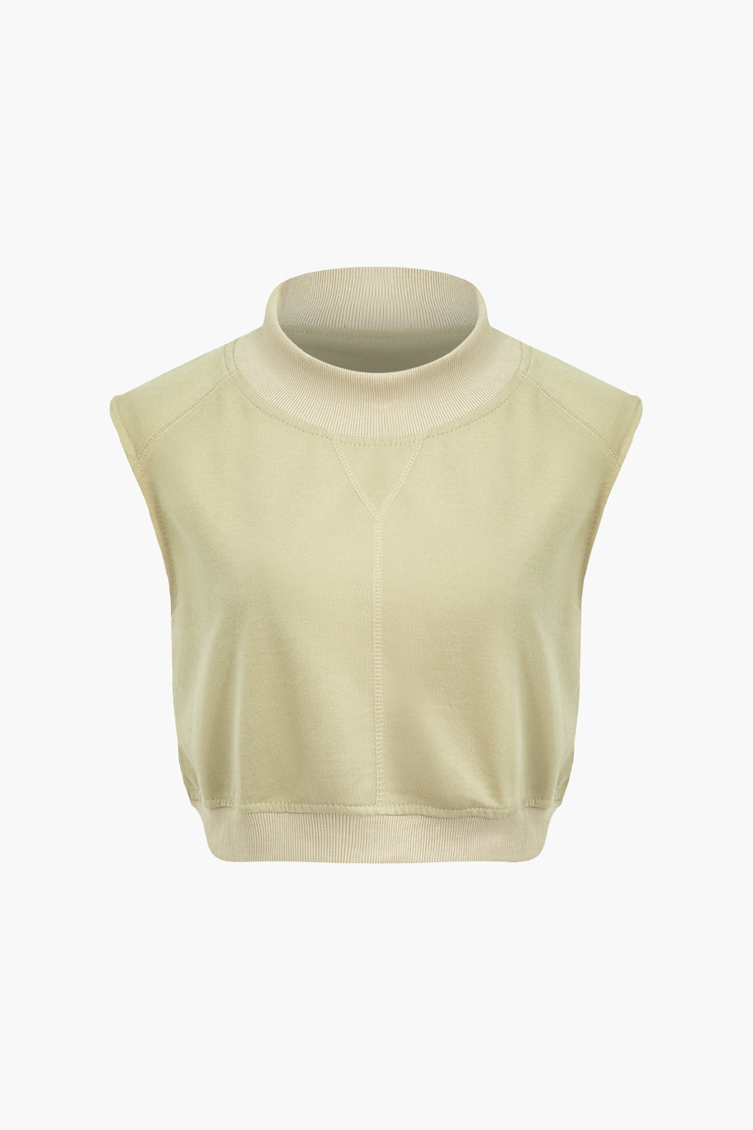 Y2K Aesthetic Solid Sleeveless Mock Neck Crop Top with Drawstring Shorts Set for Trendy Outfits Y2K Aesthetic Solid Sleeveless Mock Neck Crop Top with Drawstring Shorts Set for Trendy Outfits