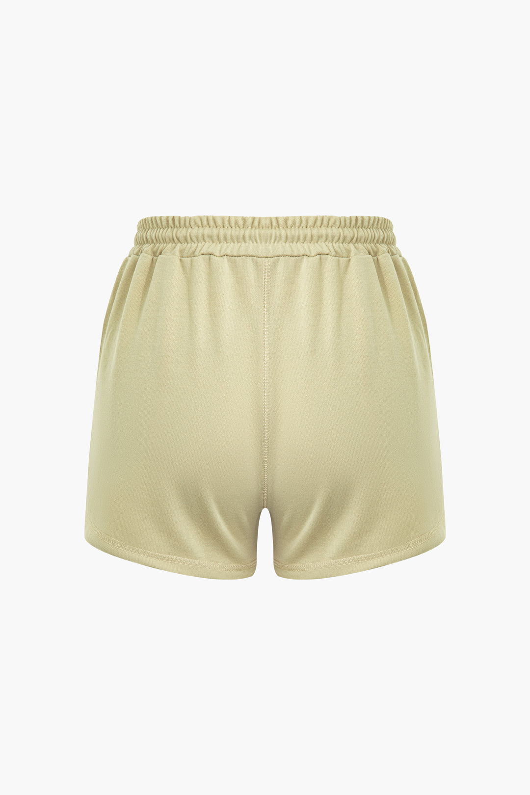 Y2K Aesthetic Solid Sleeveless Mock Neck Crop Top with Drawstring Shorts Set for Trendy Outfits Y2K Aesthetic Solid Sleeveless Mock Neck Crop Top with Drawstring Shorts Set for Trendy Outfits