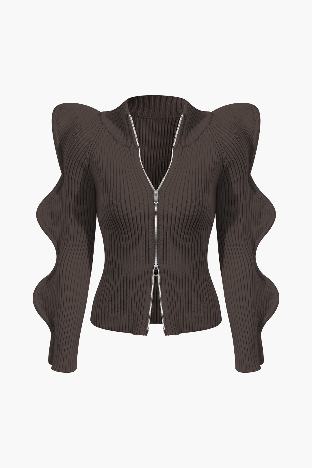 Y2K Aesthetic Stand Collar Zipper Sweater - Trendy Grunge Style for Cozy Outfits Y2K Aesthetic Stand Collar Zipper Sweater - Trendy Grunge Style for Cozy Outfits