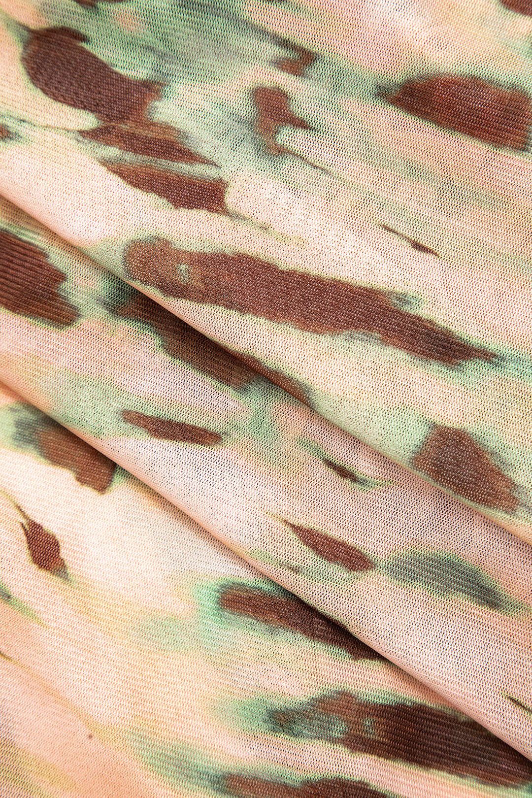 Y2K Aesthetic Tie-Dye Ruched Mesh Top with Bell Sleeves for Trendy Outfits Y2K Aesthetic Tie-Dye Ruched Mesh Top with Bell Sleeves for Trendy Outfits