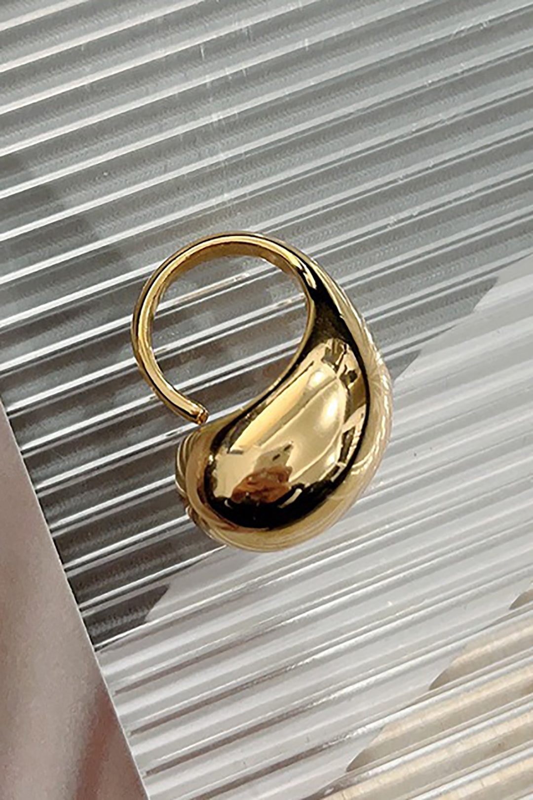 Y2K Aesthetic Water Drop Ring - Cute Coquette Style Jewelry for Trendy Outfits Y2K Aesthetic Water Drop Ring - Cute Coquette Style Jewelry for Trendy Outfits