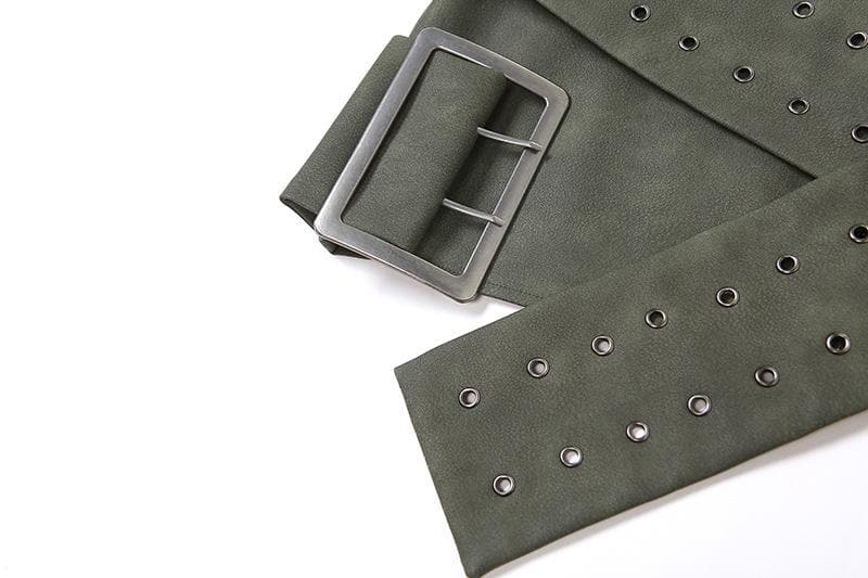 Y2K Aesthetic Zip-Up Cross Front Buckle Low Rise Mini Skirt for Trendy Outfits Y2K Aesthetic Zip-Up Cross Front Buckle Low Rise Mini Skirt for Trendy Outfits