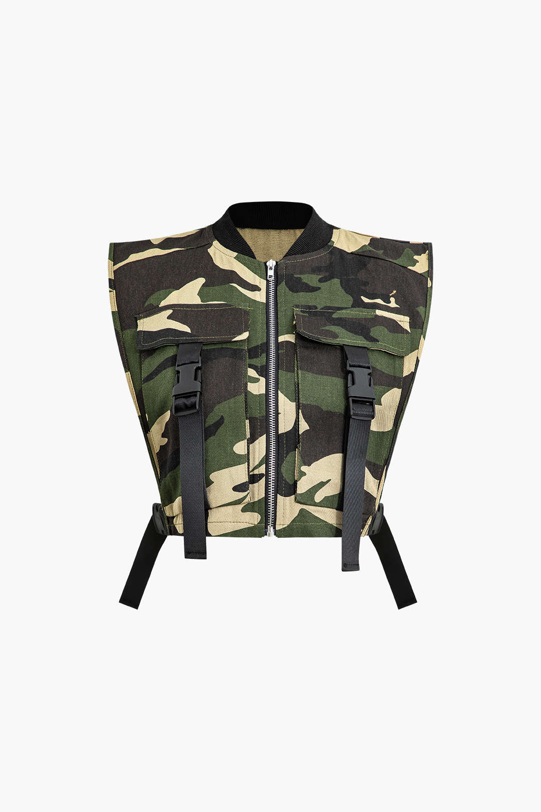 Y2K Aesthetic Zip Up Flap Pocket Cargo Vest for Trendy Coquette and Grunge Outfits Y2K Aesthetic Zip Up Flap Pocket Cargo Vest for Trendy Coquette and Grunge Outfits