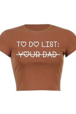 Y2K Baby Tee Crop Top - Trendy Y2K Fashion for Cute Outfits and Aesthetic Looks