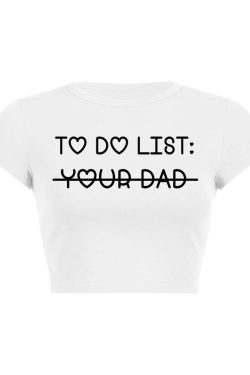 Y2K Baby Tee Crop Top - Trendy Y2K Fashion for Cute Outfits and Aesthetic Looks