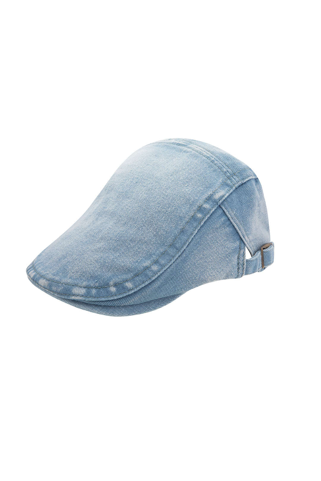 Y2K Denim Flat Cap: Trendy Grunge Style Accessory for Aesthetic Outfits