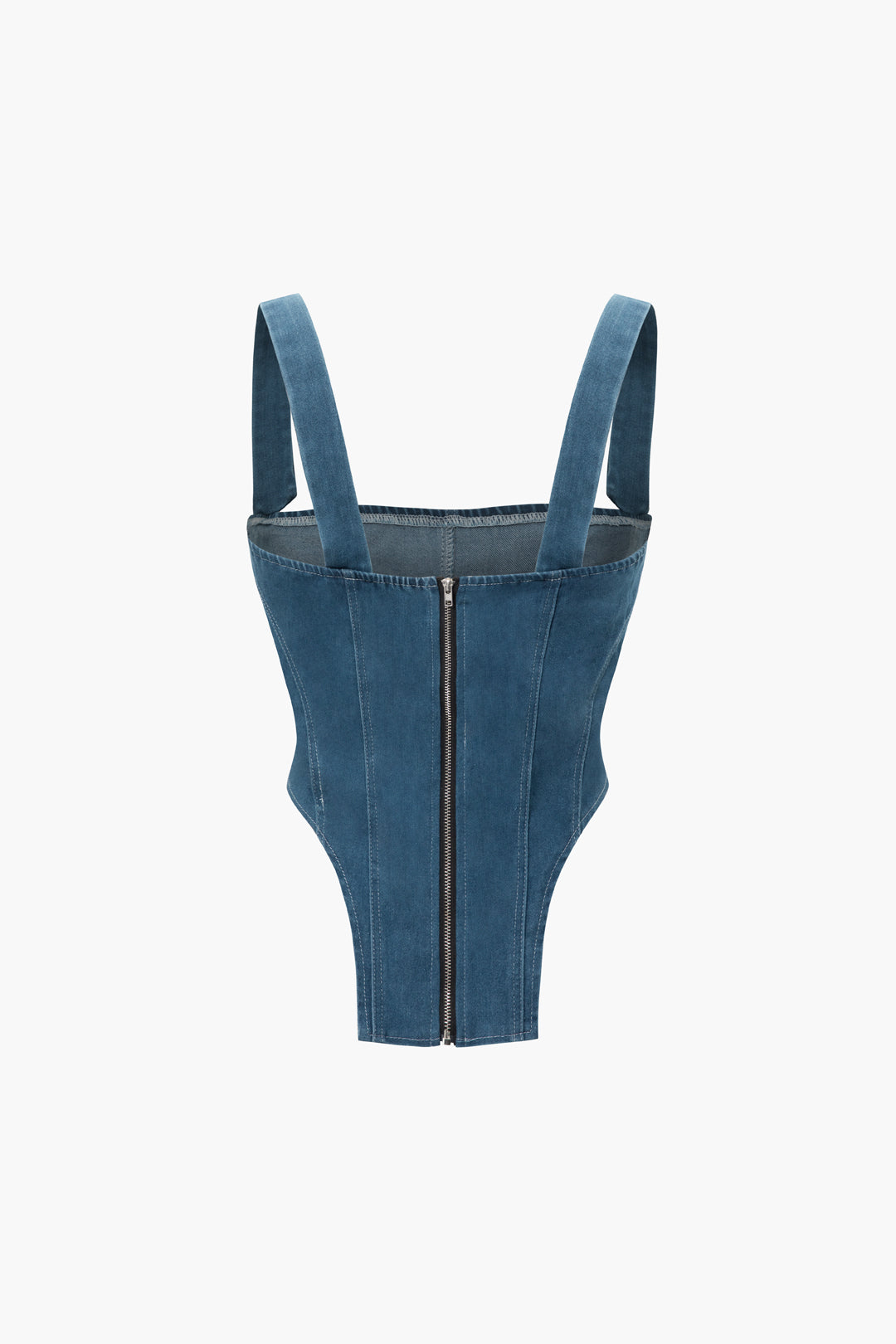 Y2K Denim V-Shaped Cami Top & Button Mini Skirt Set for Trendy Aesthetic Outfits Y2K Denim V-Shaped Cami Top & Button Mini Skirt Set for Trendy Aesthetic Outfits