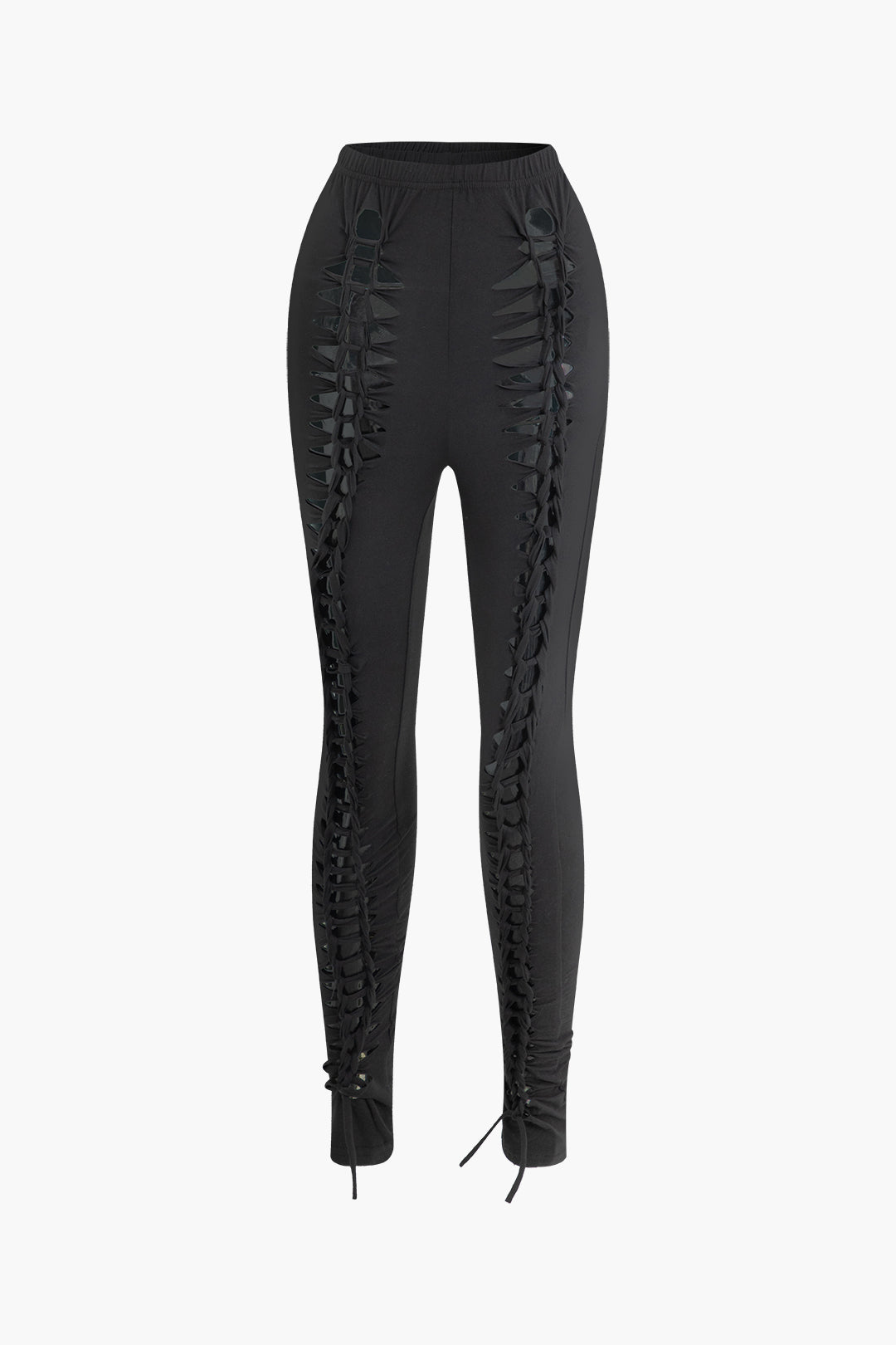 Y2K Fashion Braided Cut Out Long Sleeve Top and Pants Set for Trendy Aesthetic Outfits Y2K Fashion Braided Cut Out Long Sleeve Top and Pants Set for Trendy Aesthetic Outfits