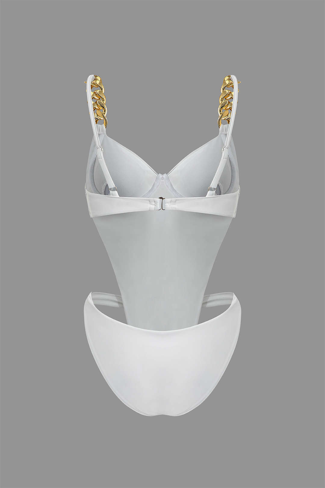 Y2K Fashion Chain Knot Bustier One-Piece Swimsuit - Trendy Coquette Aesthetic Swimwear Y2K Fashion Chain Knot Bustier One-Piece Swimsuit - Trendy Coquette Aesthetic Swimwear