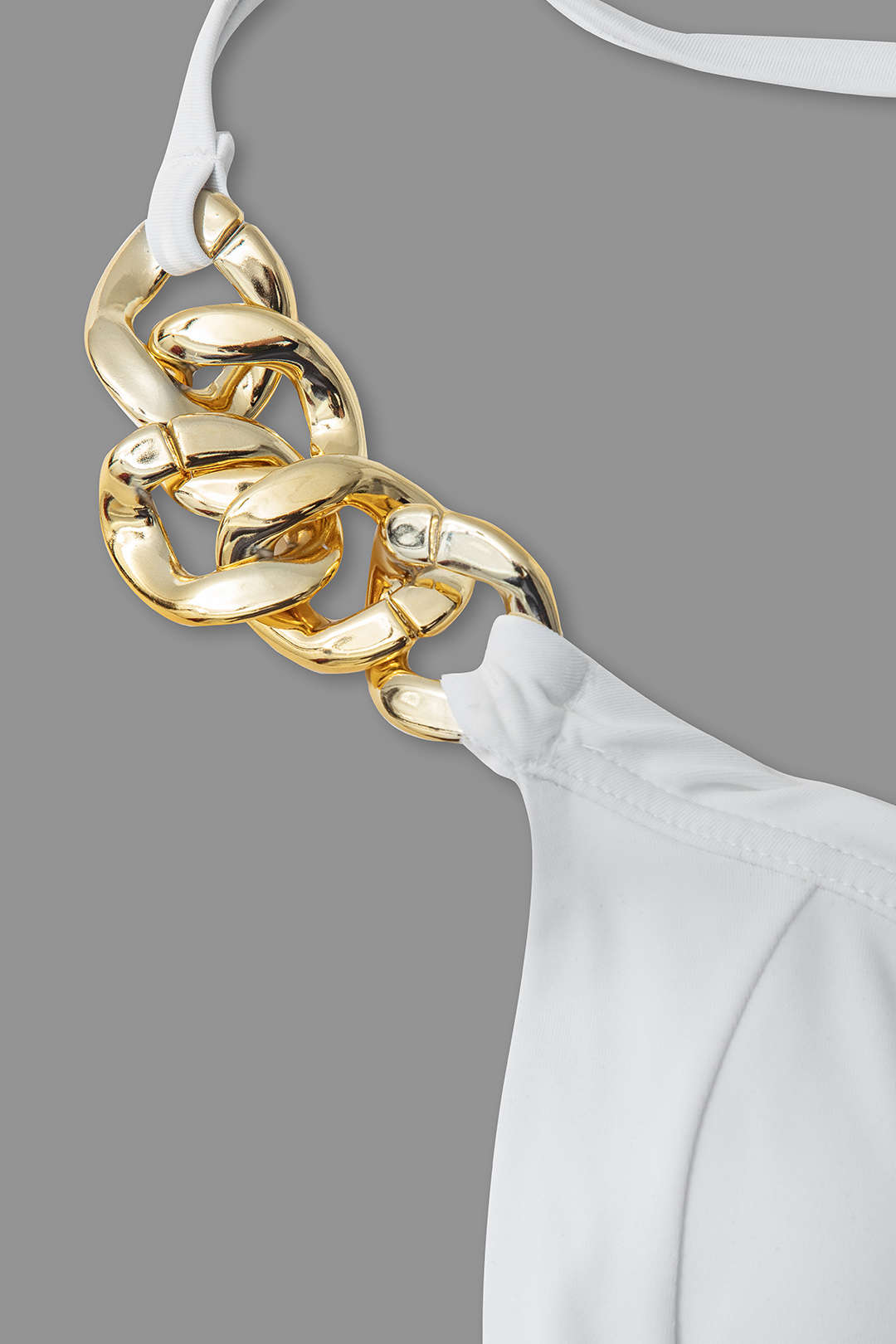 Y2K Fashion Chain Knot Bustier One-Piece Swimsuit - Trendy Coquette Aesthetic Swimwear Y2K Fashion Chain Knot Bustier One-Piece Swimsuit - Trendy Coquette Aesthetic Swimwear