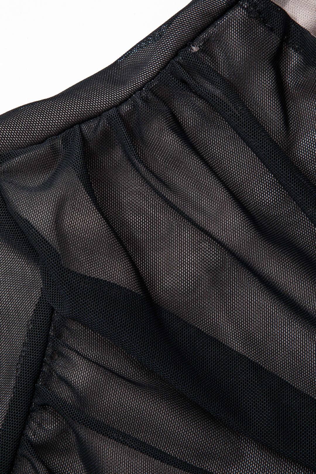 Y2K Fashion Round Neck Mesh Ruched Zipper Long Sleeve Bodysuit for Aesthetic Outfits Y2K Fashion Round Neck Mesh Ruched Zipper Long Sleeve Bodysuit for Aesthetic Outfits