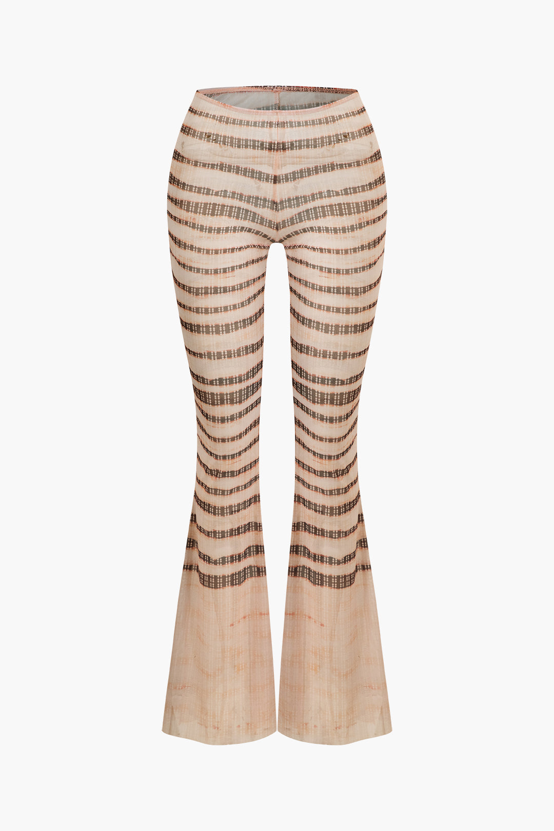 Y2K Fashion Stripe Mock Neck Long Sleeve Top & Flare Leg Pants Set for Aesthetic Outfits Y2K Fashion Stripe Mock Neck Long Sleeve Top & Flare Leg Pants Set for Aesthetic Outfits