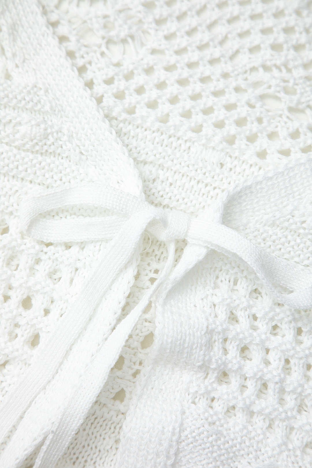 Y2K Fashion Tie Front Hollow Out V-Neck Cover Up Top for Trendy Aesthetic Outfits Y2K Fashion Tie Front Hollow Out V-Neck Cover Up Top for Trendy Aesthetic Outfits