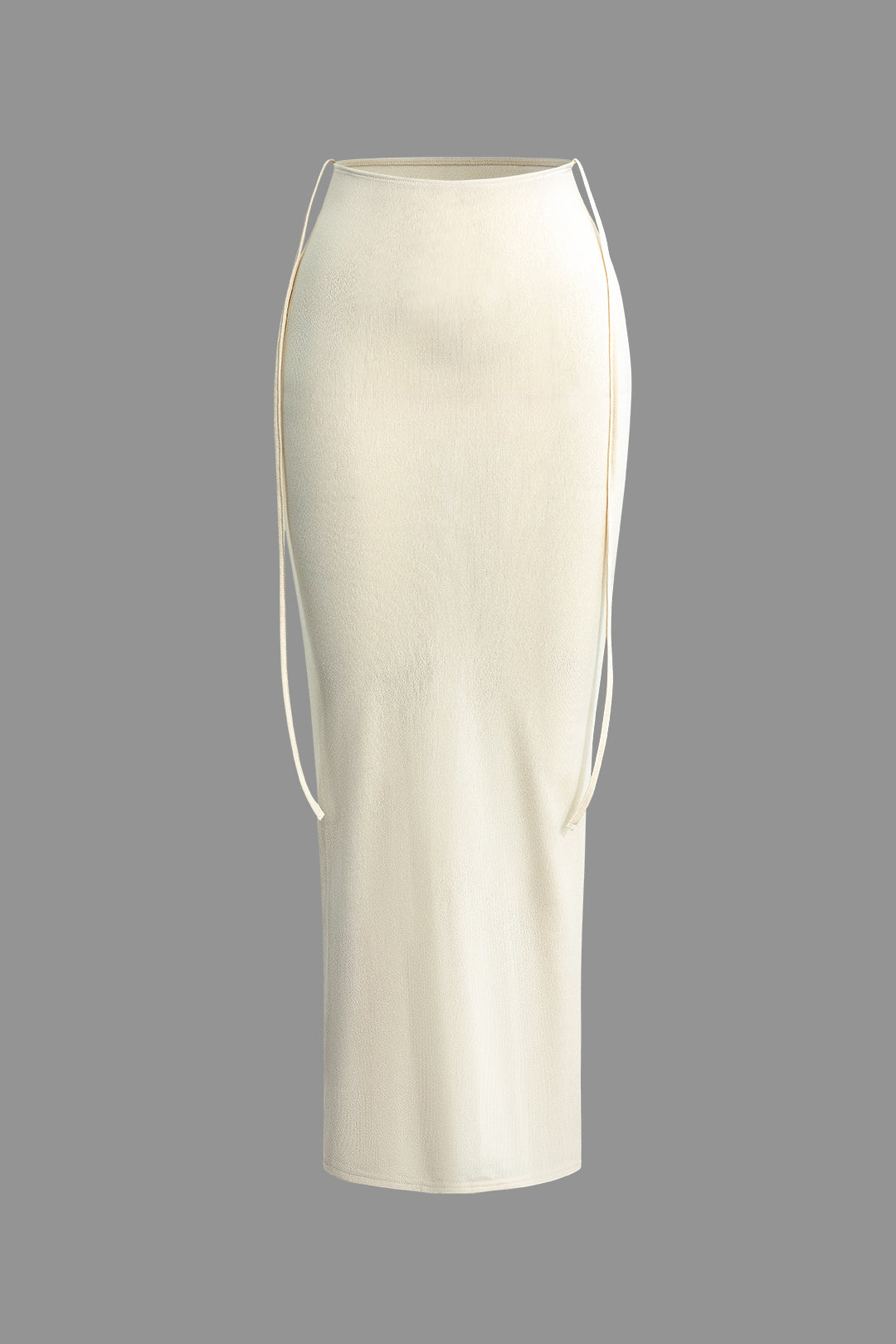 Y2K Fashion Twist Tie Halter Long Sleeve Bra Top & Maxi Skirt Set for Aesthetic Outfits Y2K Fashion Twist Tie Halter Long Sleeve Bra Top & Maxi Skirt Set for Aesthetic Outfits