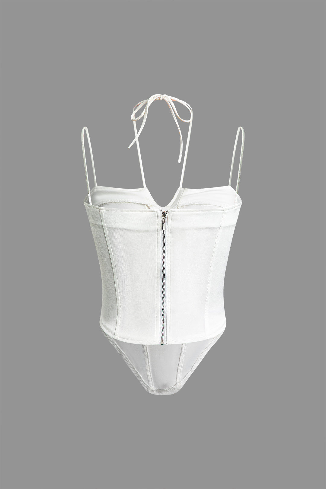 Y2K Fashion Zipper Slip Halter Corset Top - Cute Coquette Aesthetic for Trendy Outfits Y2K Fashion Zipper Slip Halter Corset Top - Cute Coquette Aesthetic for Trendy Outfits