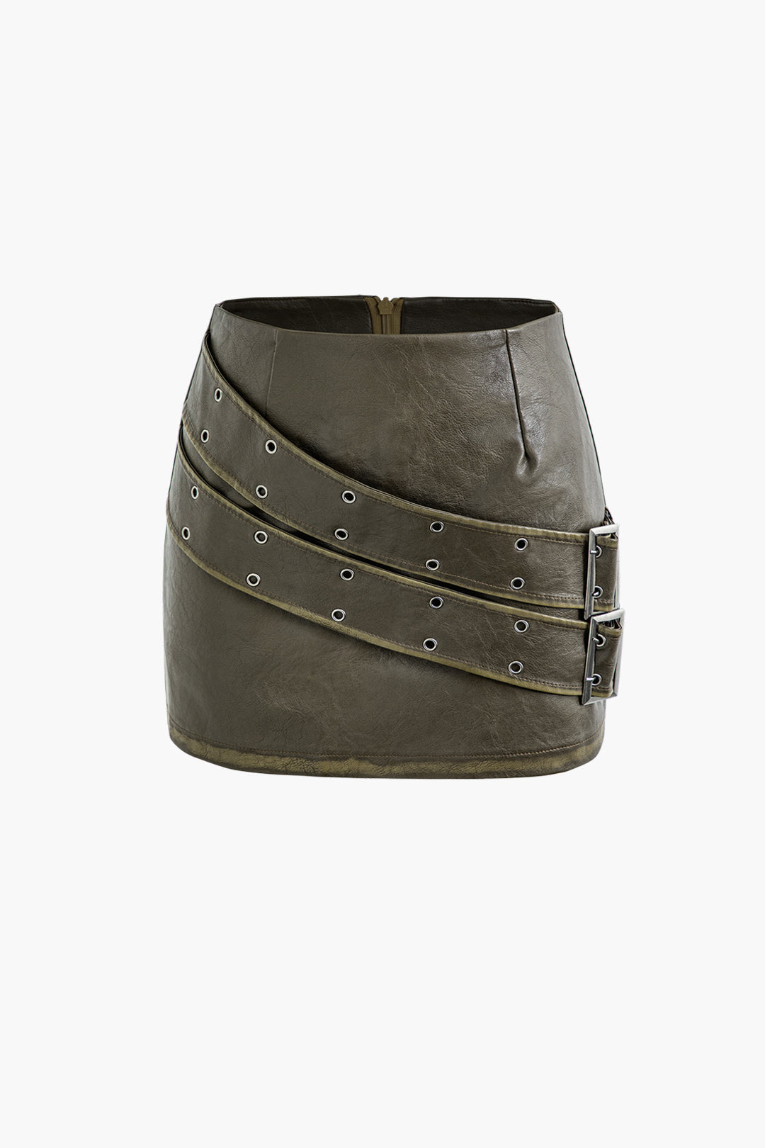 Y2K Faux Leather Zipper Mini Skirt for Grunge Aesthetic and Coquette Style Outfits Y2K Faux Leather Zipper Mini Skirt for Grunge Aesthetic and Coquette Style Outfits