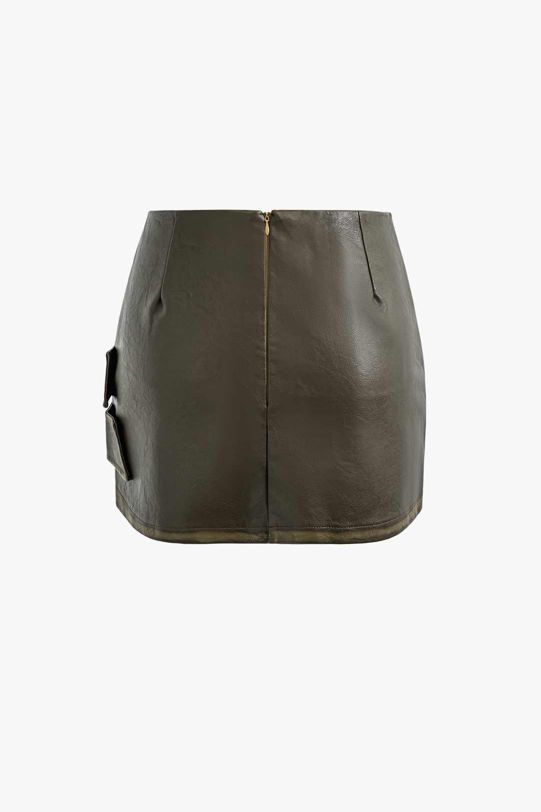 Y2K Faux Leather Zipper Mini Skirt for Grunge Aesthetic and Coquette Style Outfits Y2K Faux Leather Zipper Mini Skirt for Grunge Aesthetic and Coquette Style Outfits