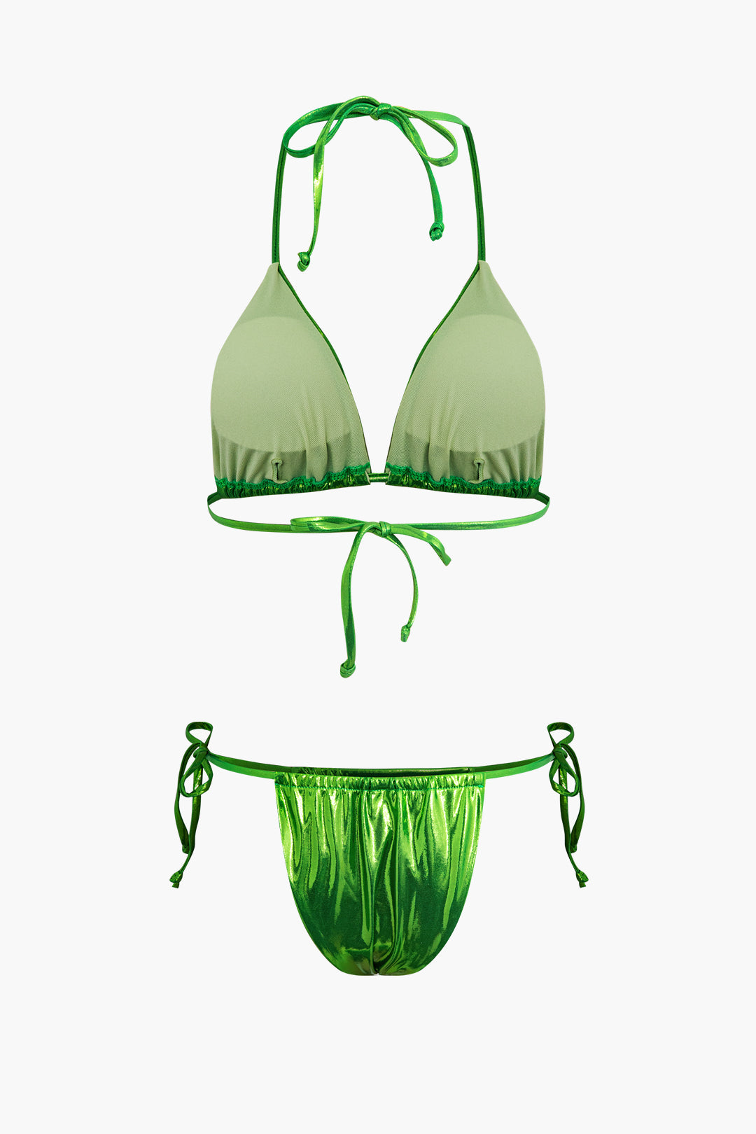 Y2K Halter Bikini & Ruched Drawstring Mini Skirt Cover-Up Swimsuit Set for Trendy Aesthetics Y2K Halter Bikini & Ruched Drawstring Mini Skirt Cover-Up Swimsuit Set for Trendy Aesthetics