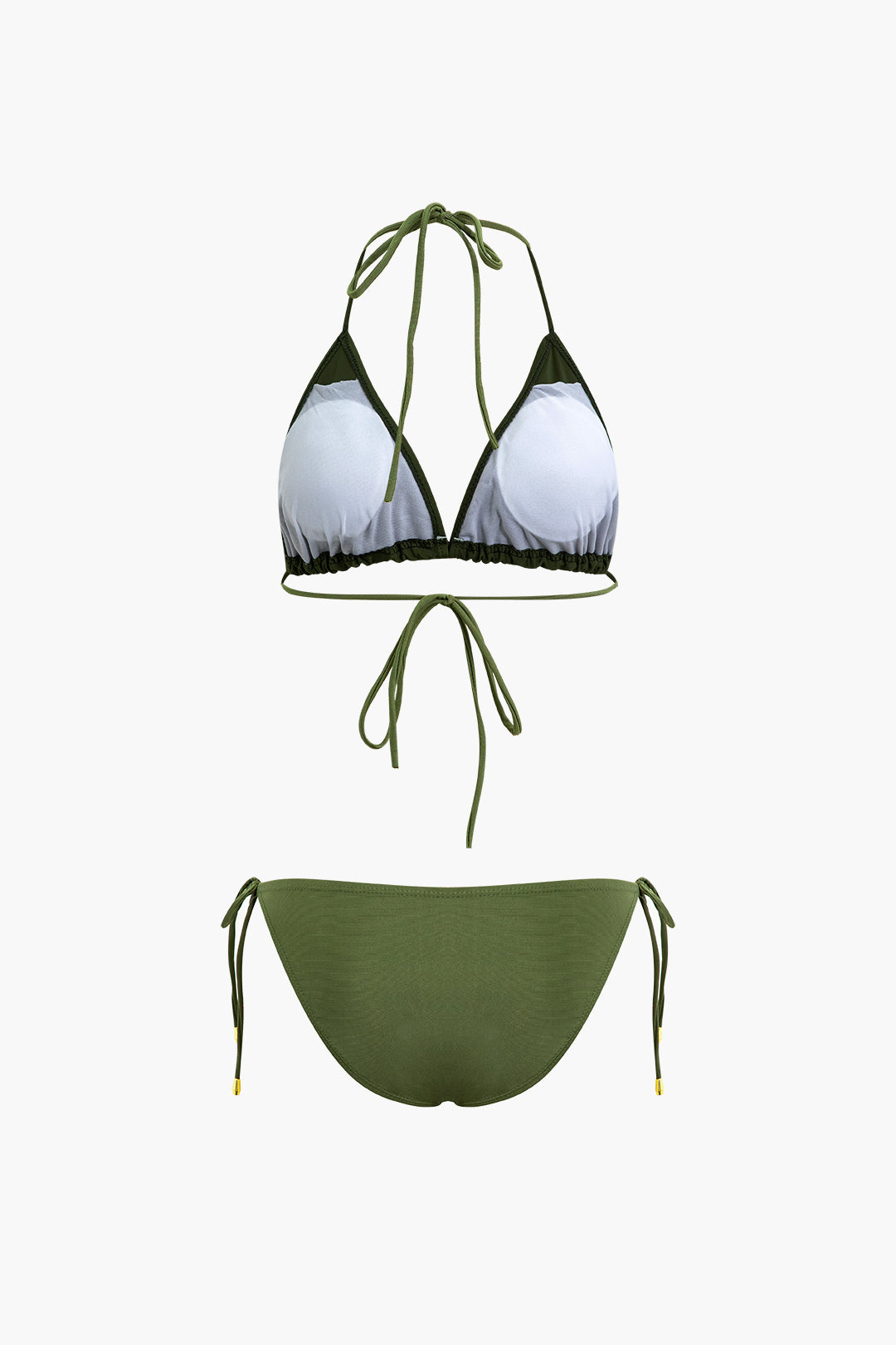 Y2K Halter Tie Bikini Swimsuit Set - Trendy Coquette Aesthetic Swimwear for Summer Fun Y2K Halter Tie Bikini Swimsuit Set - Trendy Coquette Aesthetic Swimwear for Summer Fun