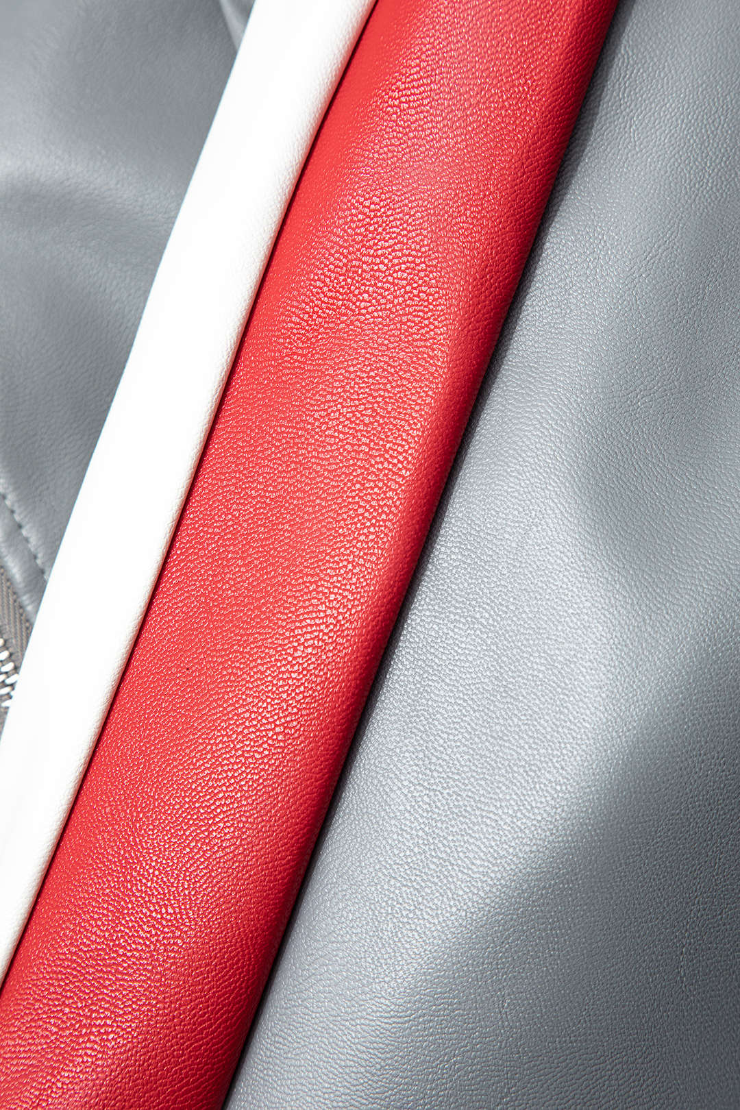 Y2K Patchwork Mock Neck Faux Leather Crop Jacket for Trendy Aesthetic Outfits Y2K Patchwork Mock Neck Faux Leather Crop Jacket for Trendy Aesthetic Outfits