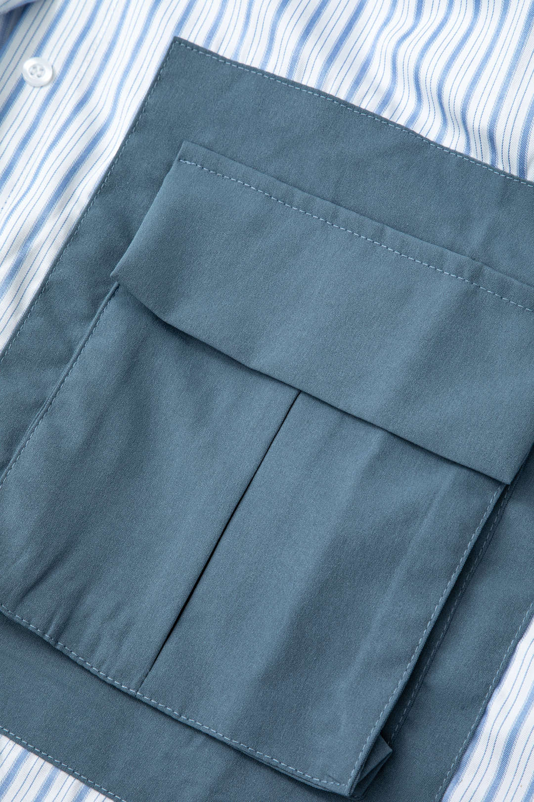 Y2K Patchwork Stripe Long Sleeve Shirt - Trendy Aesthetic Top for Unique Outfits Y2K Patchwork Stripe Long Sleeve Shirt - Trendy Aesthetic Top for Unique Outfits