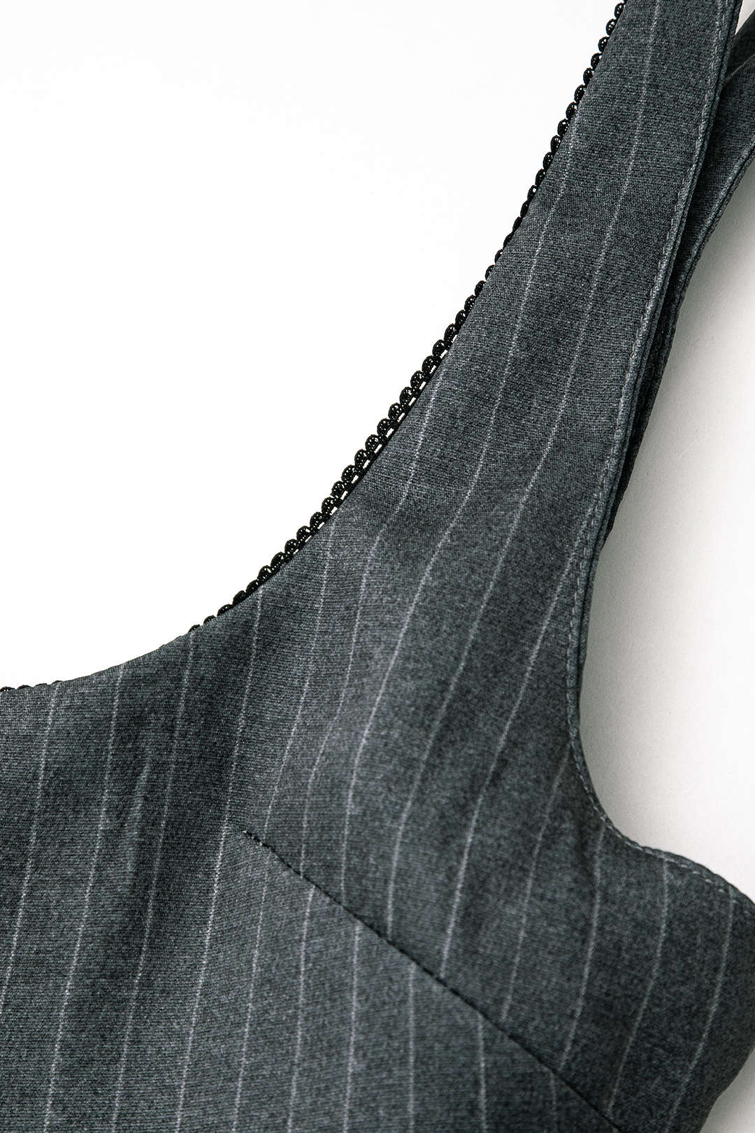 Y2K Pinstripe Fitted Square Neck Sleeveless Mini Dress for Coquette Aesthetic Style Y2K Pinstripe Fitted Square Neck Sleeveless Mini Dress for Coquette Aesthetic Style